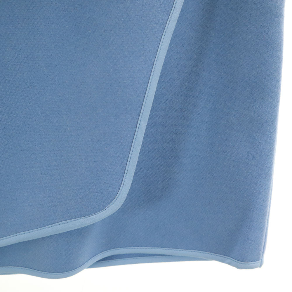 未使用 N°21 ヌメロ ヴェントゥーノ ウールブレンド ミニスカート 38 ブルーパープル レディース