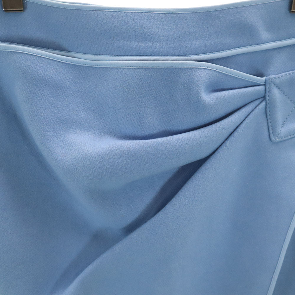 未使用 N°21 ヌメロ ヴェントゥーノ ウールブレンド ミニスカート 38 ブルーパープル レディース