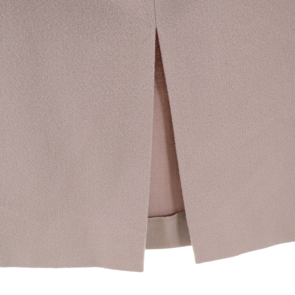 未使用 Emporio Armani エンポリオアルマーニ イタリア製 ミディ丈 タイトスカート 42 グレーパープル レディース