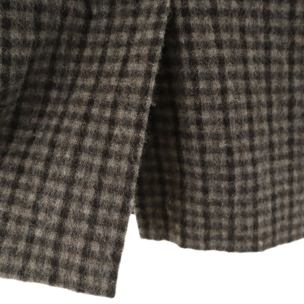 MOSCHINO モスキーノ イタリア製 ウール チェック柄 ミディ丈 タイトスカート 40 グレー 他 レディース