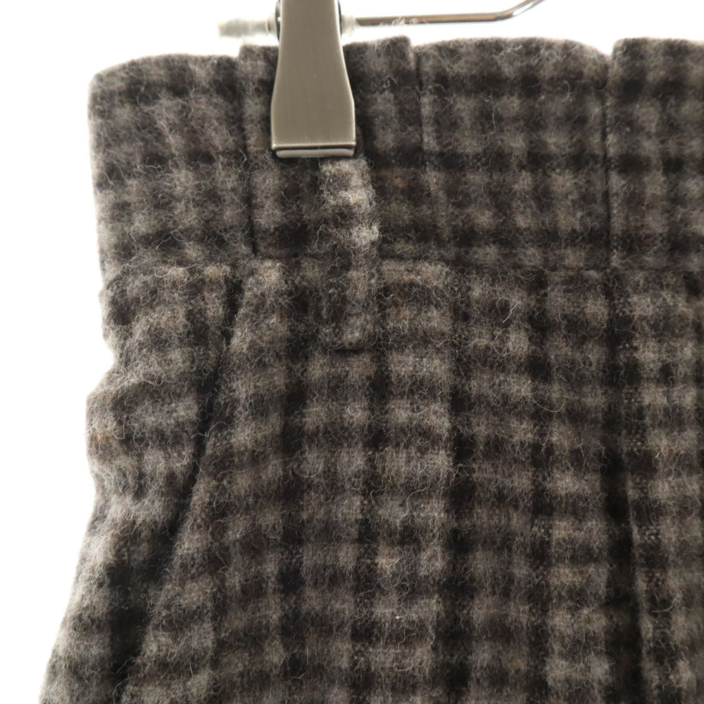 MOSCHINO モスキーノ イタリア製 ウール チェック柄 ミディ丈 タイトスカート 40 グレー 他 レディース