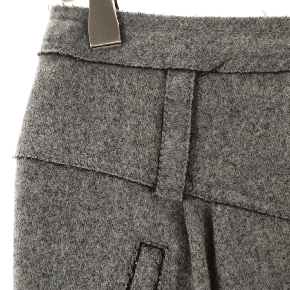 ARMANI COLLEZIONI アルマーニコレッツォーニ イタリア製 ウール ミディ丈 タイトスカート 40 グレー レディース