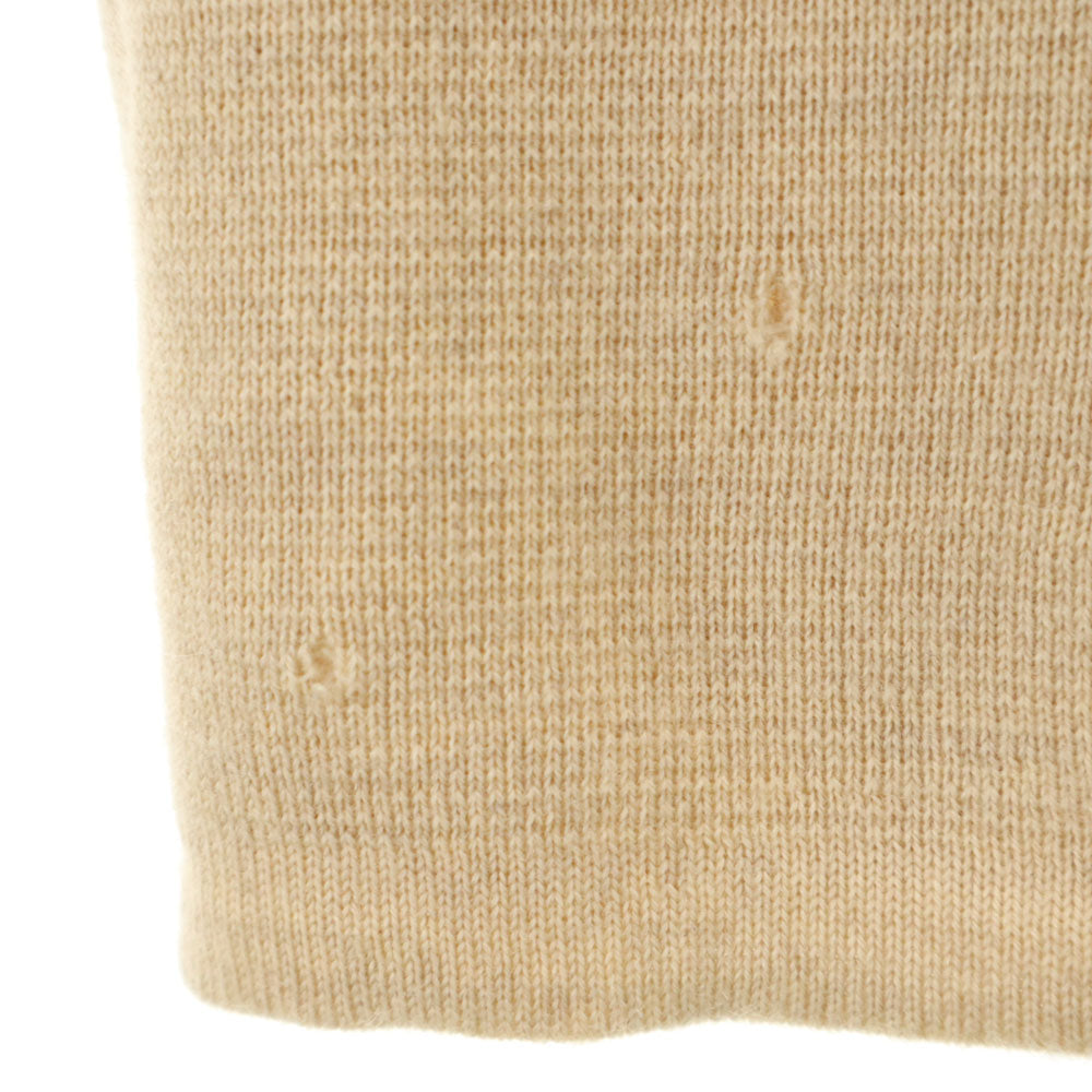 Christian Dior BOUTIQUE クリスチャンディオール ブティック 90s オールド ミディ丈 ニット タイトスカート ベージュ レディース