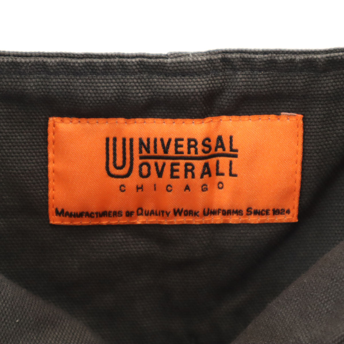 UNIVERSAL OVERALL ユニバーサルオーバーオール ロング丈 ハイウエスト ジャンパー スカート M チャコールグレー サスペンダー レディース