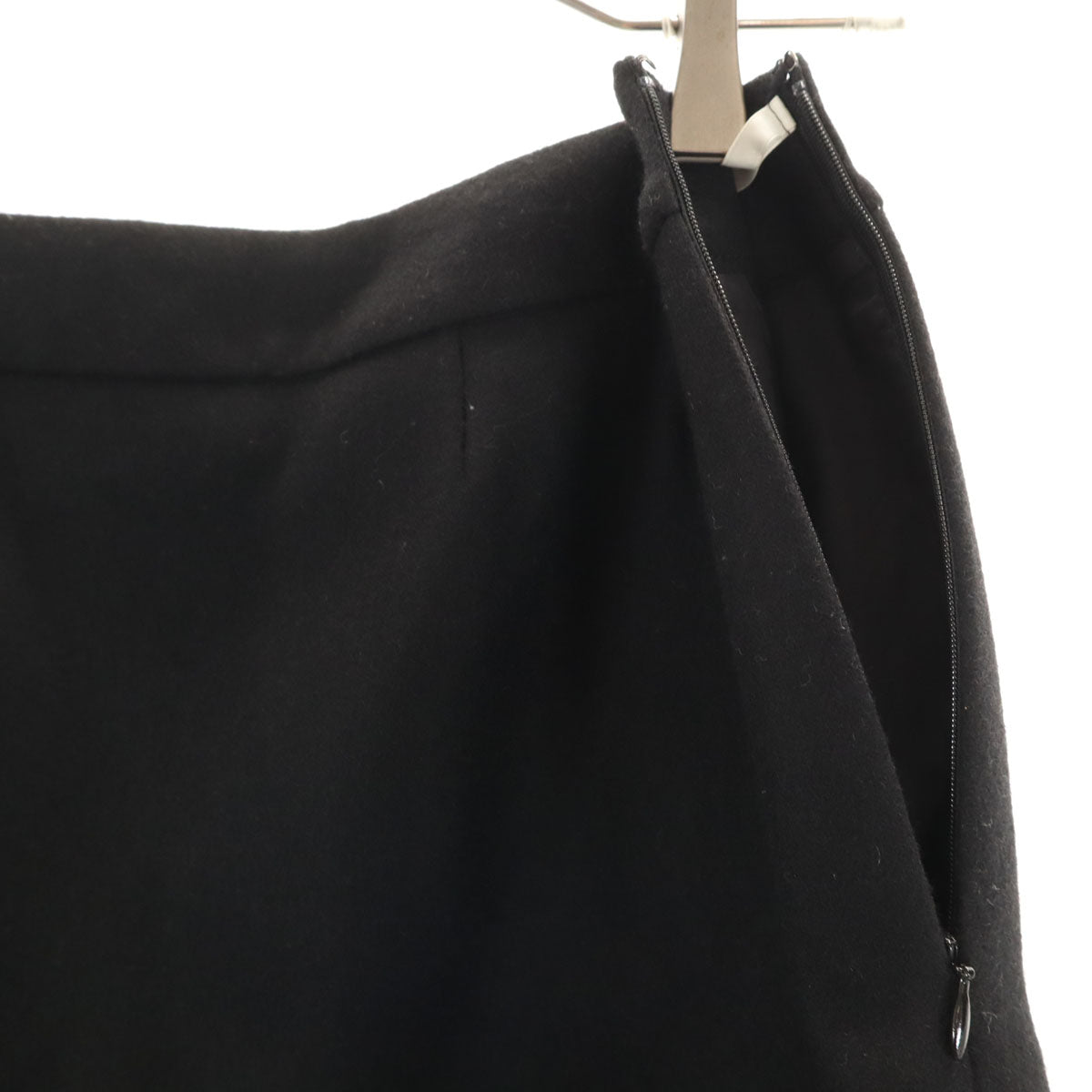 Rene ルネ 日本製 ミディ丈 プリーツスカート 38 ブラック レディース