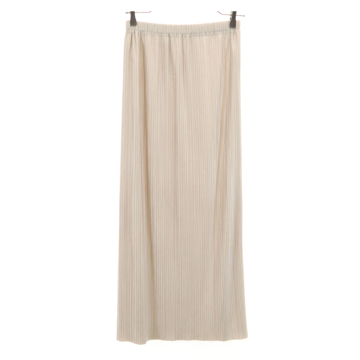 Corniche コーニッシュ ロング丈 プリーツスカート 40 ベージュ レディース