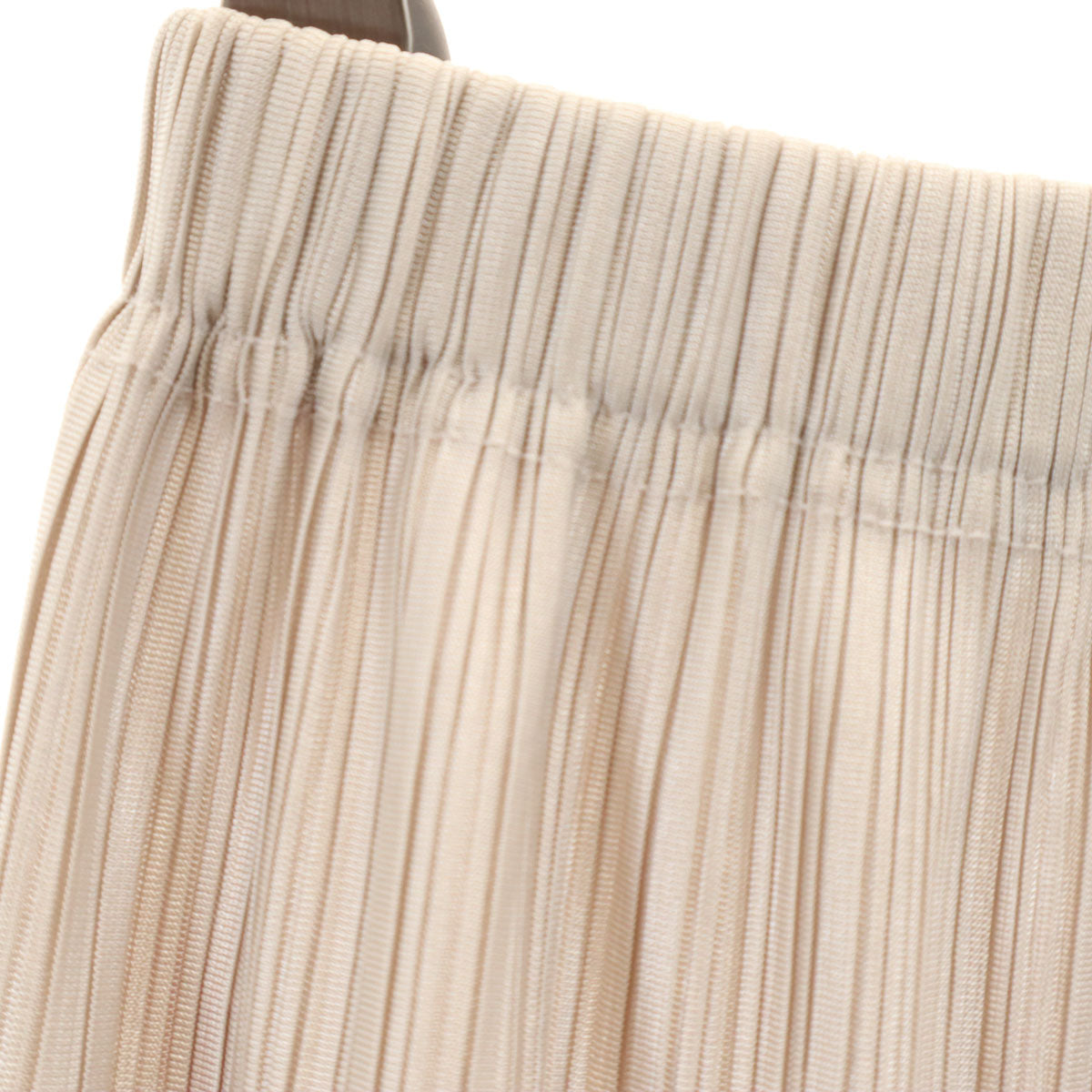 Corniche コーニッシュ ロング丈 プリーツスカート 40 ベージュ レディース