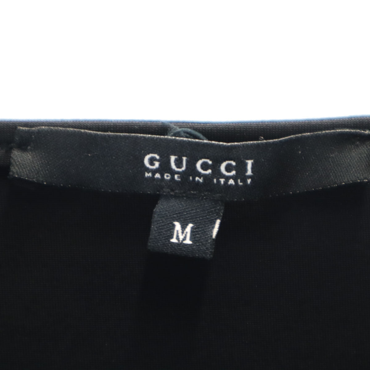 GUCCI グッチ イタリア製 ミモレ丈 タイトスカート M ブラック ストレッチ レディース