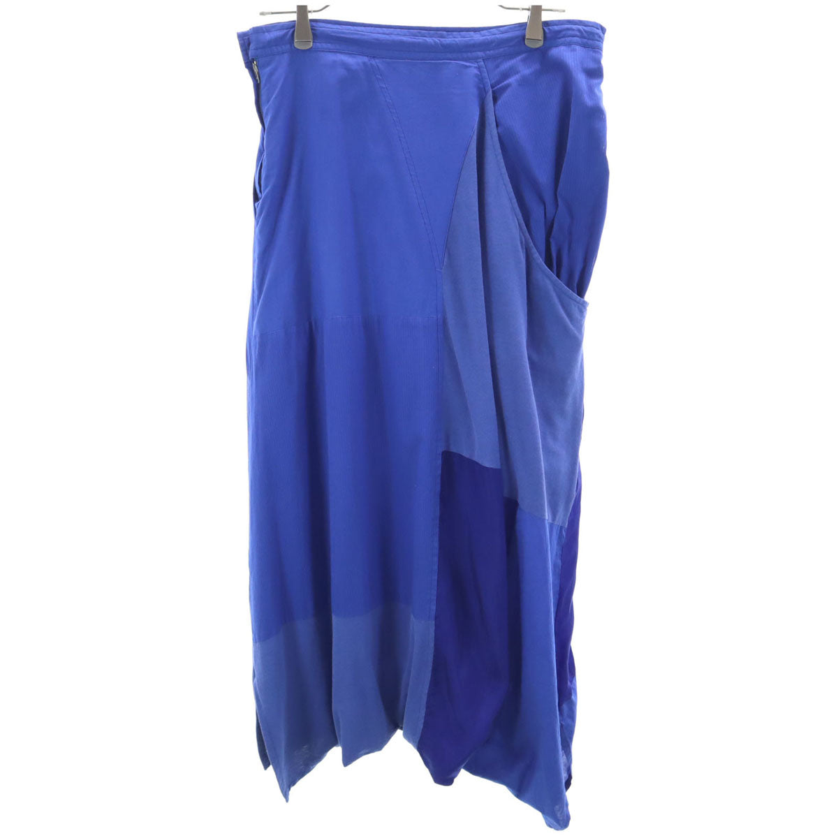 Y's ワイズ パッチワーク サルエルパンツ 2 青紫 ヨウジヤマモト レディース