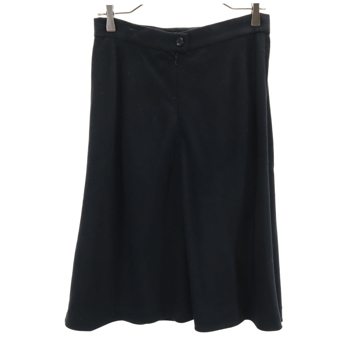 SPORTMAX スポーツマックス イタリア製 ミディ丈 フレアスカート 44 黒 レディース