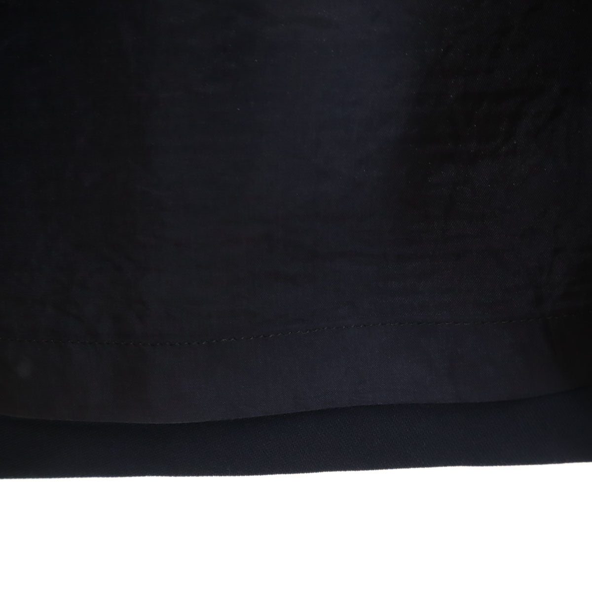 Christian Dior クリスチャンディオール 90s ウールブレンド オールド ミディ丈 台形 スカート M ネイビー レディース