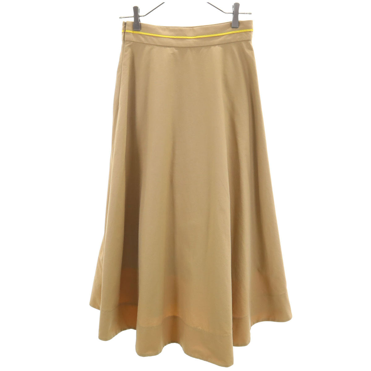 Mila Owen ミラオーウェン ロング丈 フレアスカート 1 ベージュ レディース