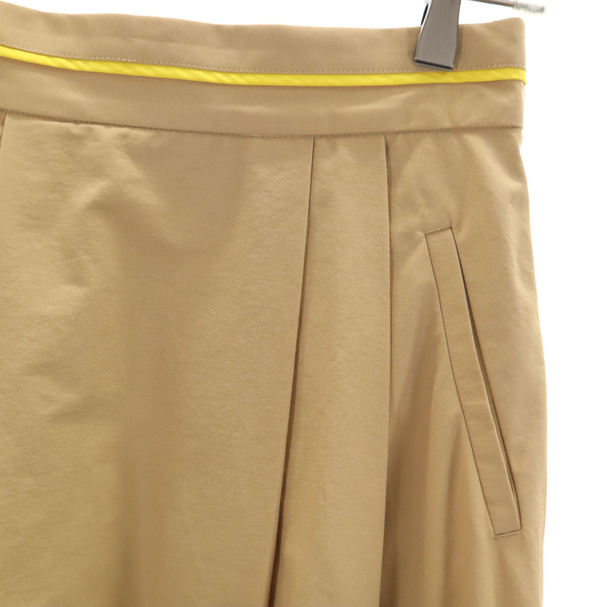 Mila Owen ミラオーウェン ロング丈 フレアスカート 1 ベージュ レディース