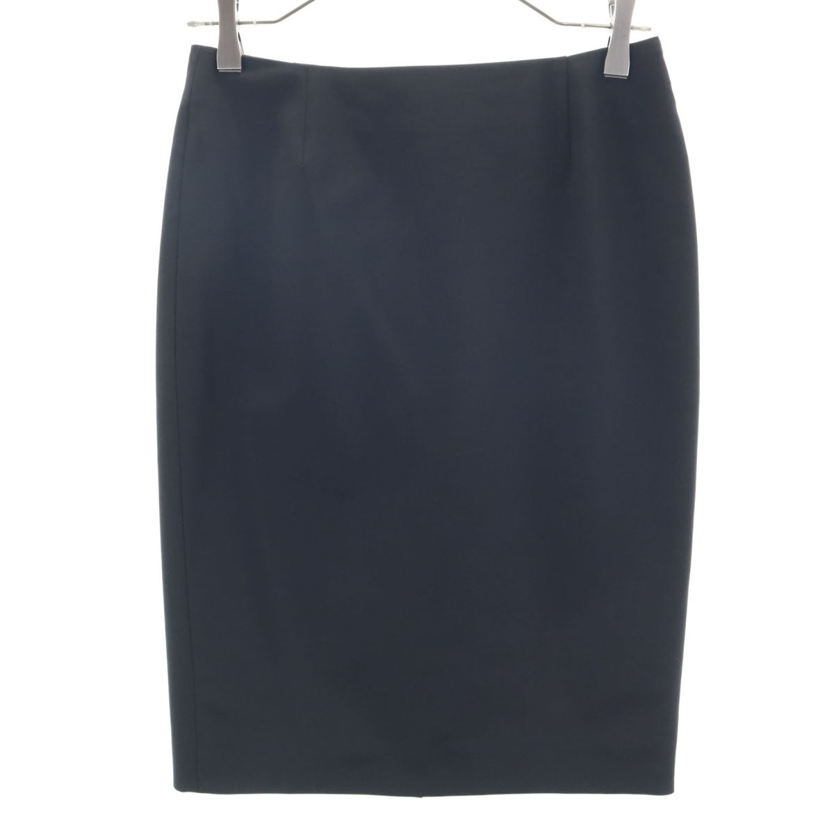 PRADA プラダ イタリア製 ミディ丈 タイトスカート 38 ブラック レディース