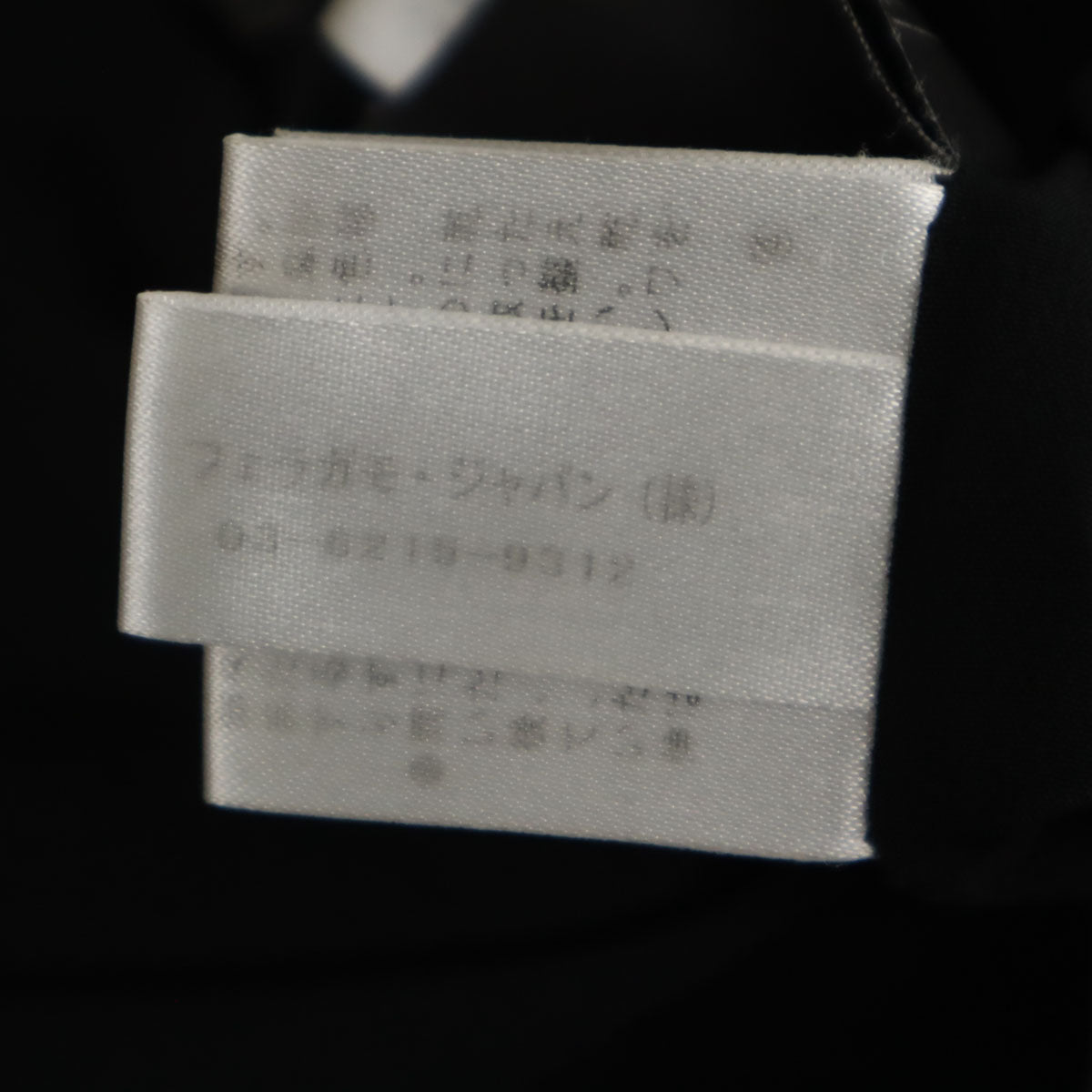 Salvatore Ferragamo サルヴァトーレフェラガモ イタリア製 ミディ丈 タイトスカート 38 ブラック レディース