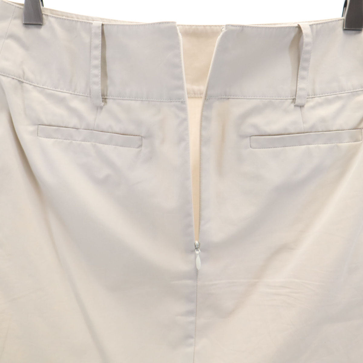 CELINE セリーヌ フランス製 ミディ丈 タイトスカート 36 グレージュ レディース