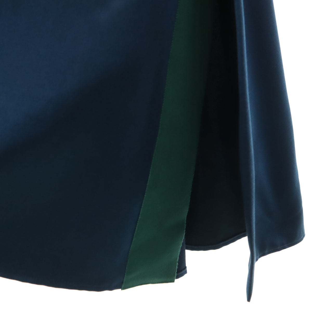 CYCLAS シクラス 日本製 シルクブレンド ロングスカート 36 ネイビー レディース