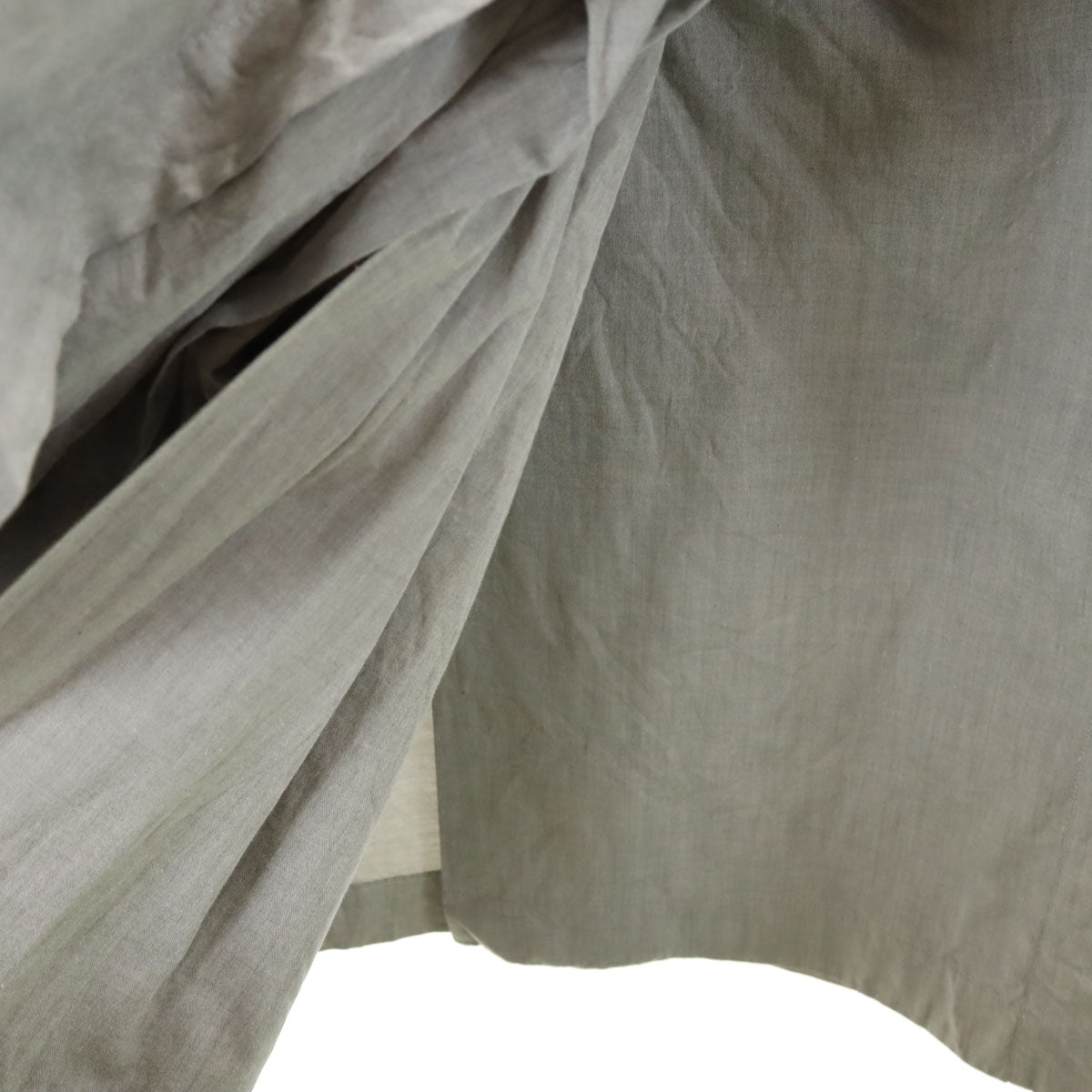 ISSEY MIYAKE イッセイミヤケ 80s 日本製 筆タグ ヴィンテージ ロング丈 変形 ラップスカート M グレー レディース