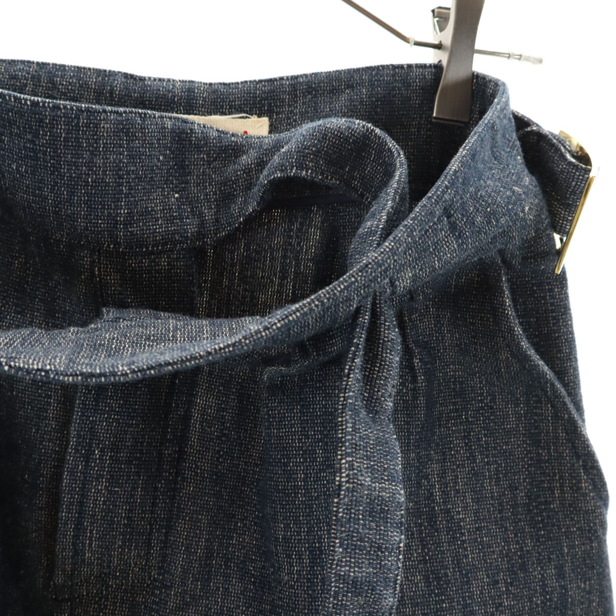 MARNI マルニ イタリア製 リネンブレンド ミニスカート 38 インディゴ レディース