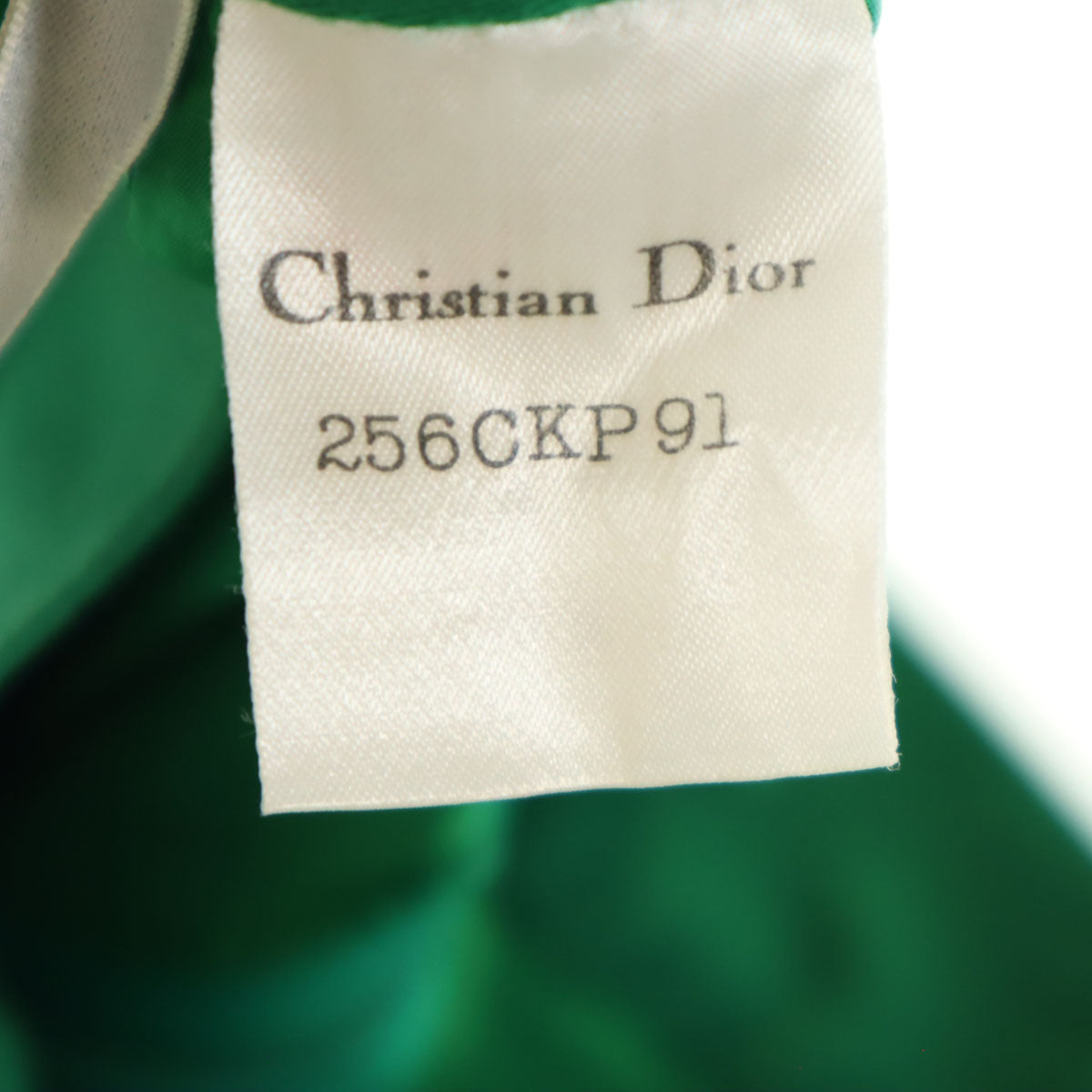 Christian Dior PRET-A-PORTER クリスチャンディオール プレタポルテ 90s オールド ミディ丈 スカート M グリーン レディース