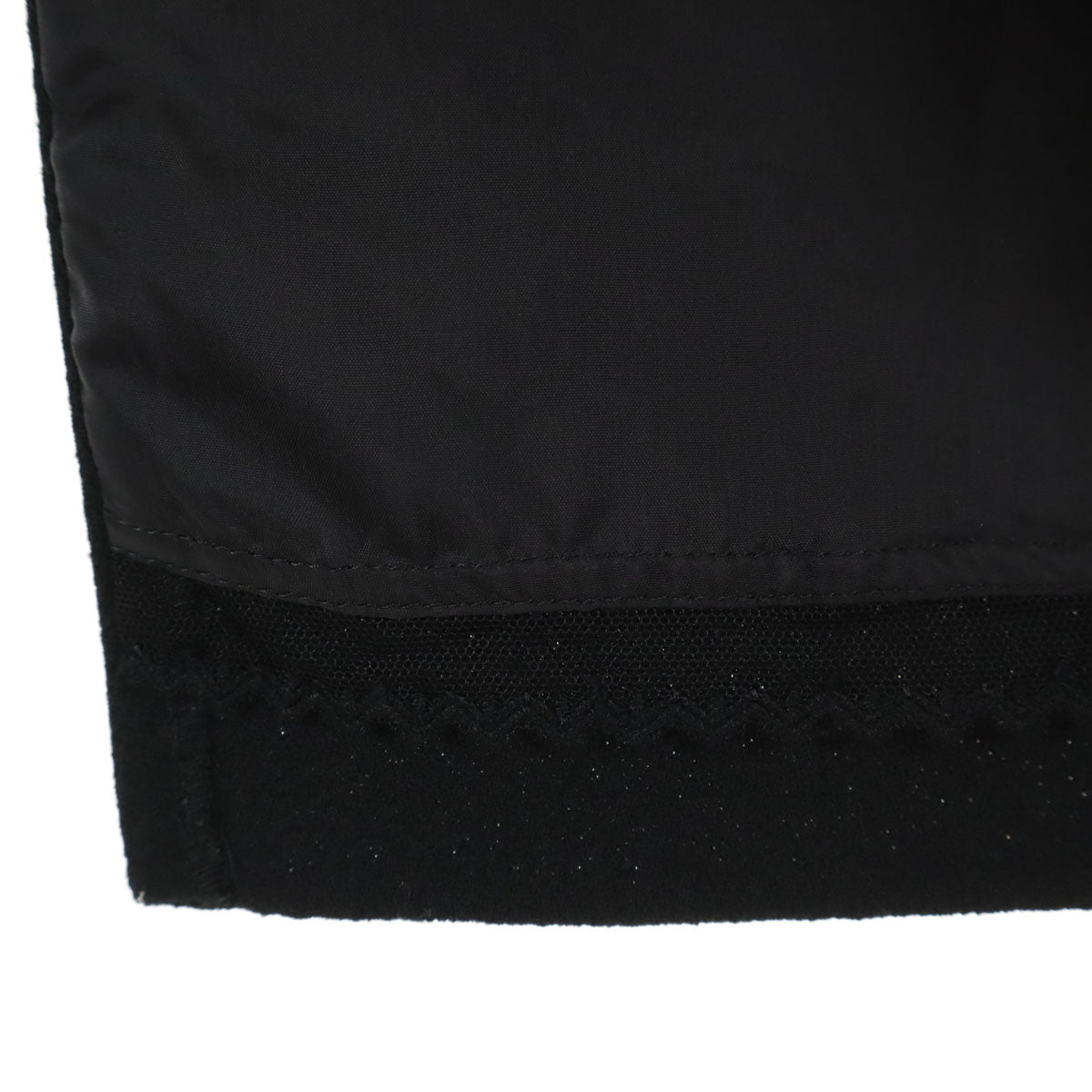 FOXEY BOUTIQUE フォクシー ブティック 日本製 ウール ミディ丈 スカート 42 ブラック レディース