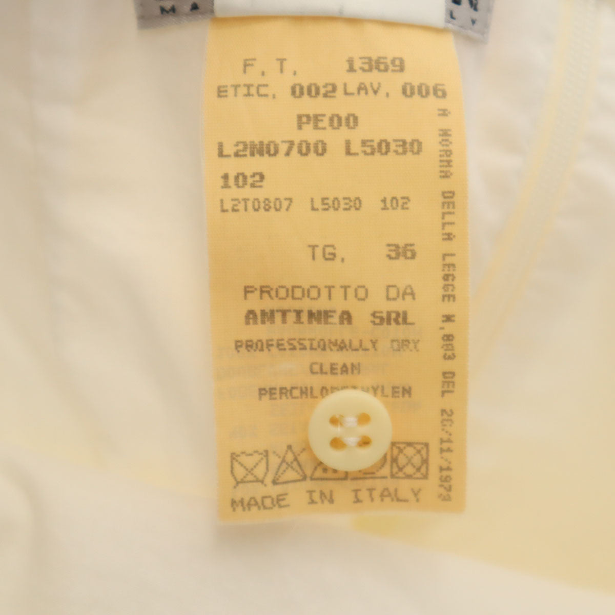 Emporio Armani エンポリオアルマーニ 90s イタリア製 オールド ミディ丈 タイトスカート 36 アイボリー レディース