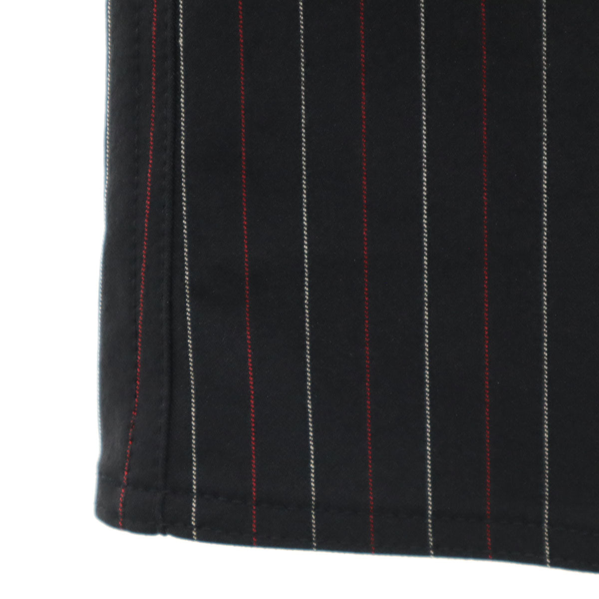 FENDI フェンディ イタリア製 ミモレ丈 ペンシルスカート 38 ブラック 前スリット スチレッチ レディース