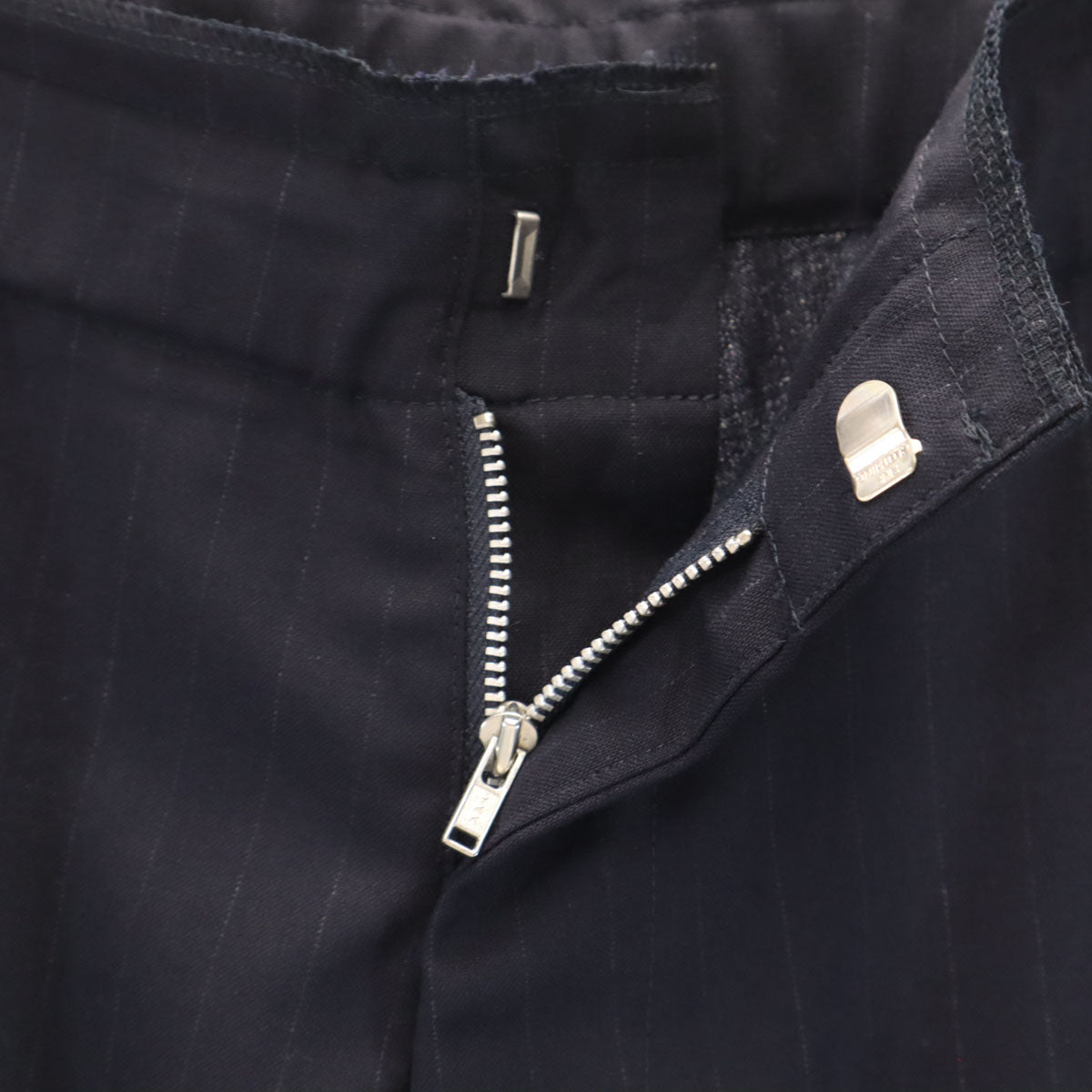 COMME des GARCONS コムデギャルソン 2011年 日本製 ピンストライプ クロップド ジョッパーズパンツ S ネイビー メンズ