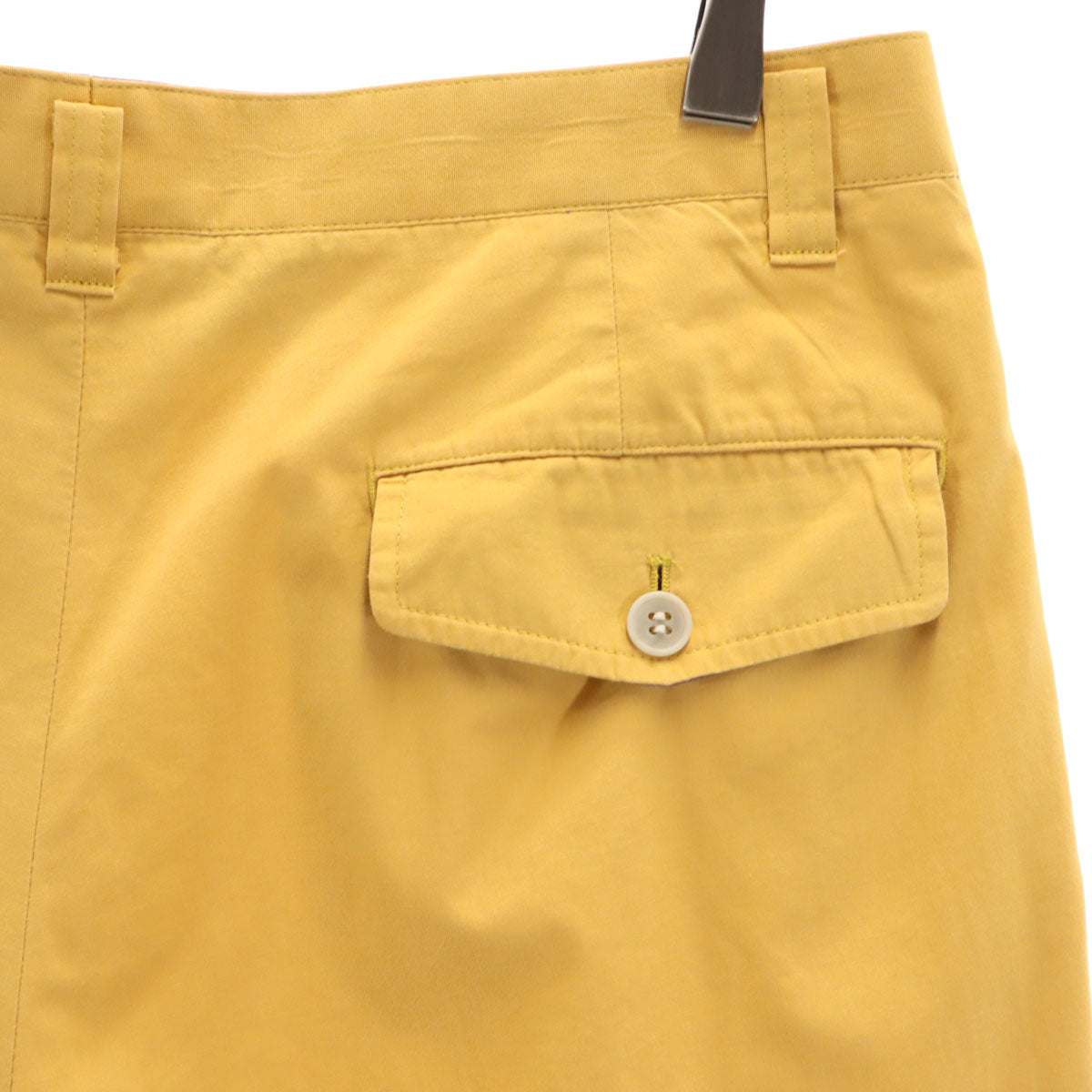 Christian Dior MONSIEUR クリスチャンディオール ムッシュ 90s オールド タック ショートパンツ 85 山吹色 メンズ