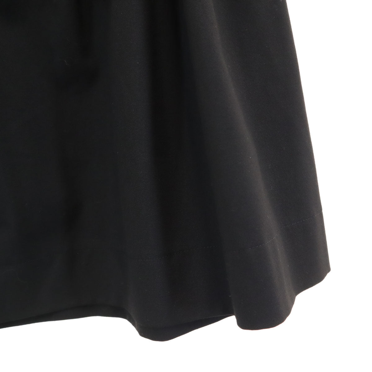 FOXEY NEW YORK フォクシーニューヨーク 日本製 ミディ丈 フレアスカート 38 ブラック レディース