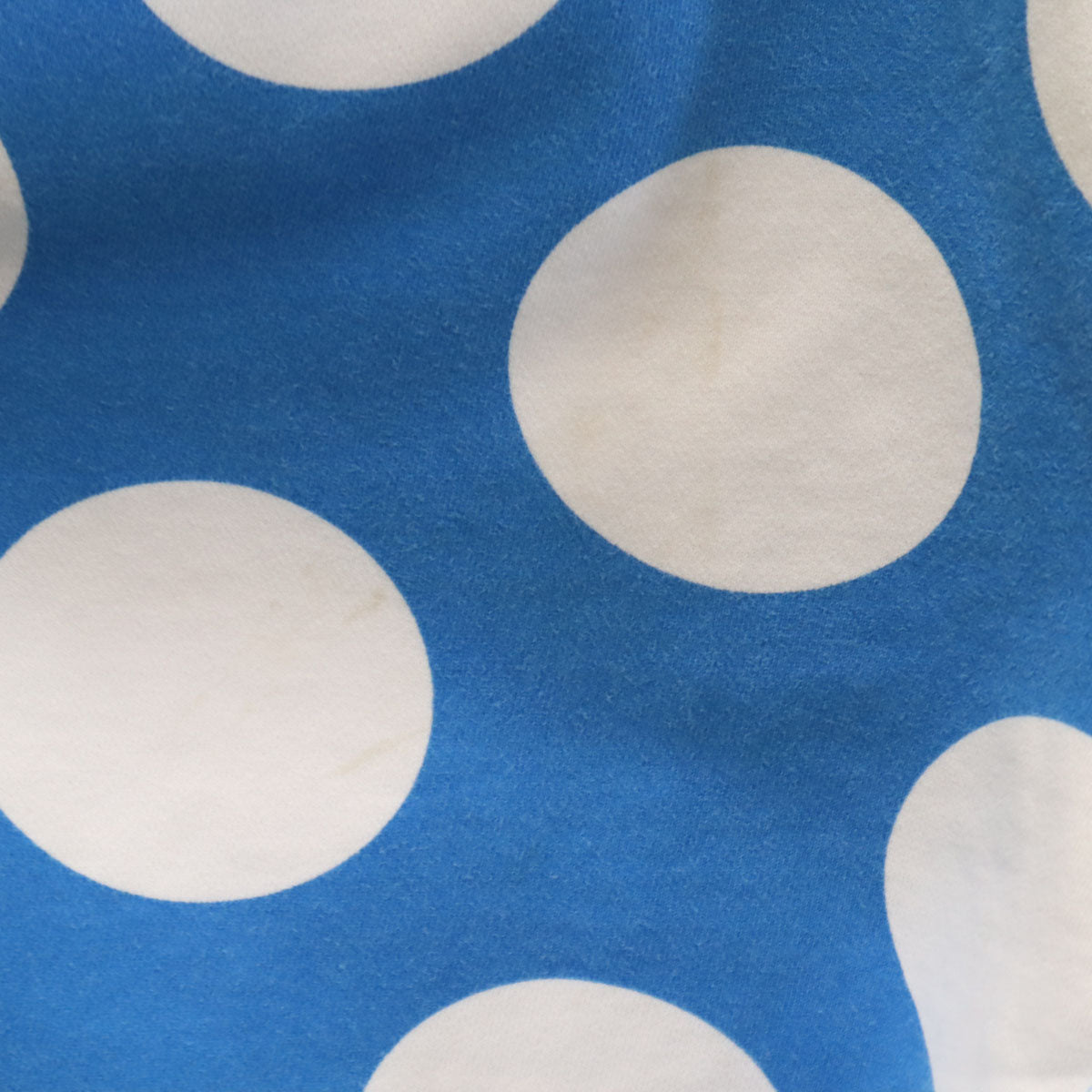 MOSCHINO モスキーノ ポルトガル製 ドット柄 スウェット ショートパンツ 48 水色 水玉 レディース