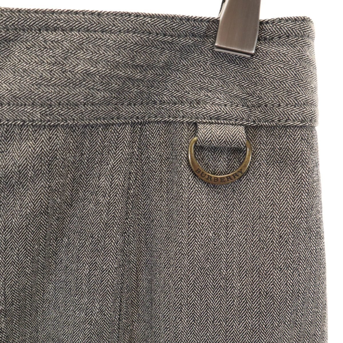 BURBERRY LONDON バーバリーロンドン ミモレ丈 スカート 38 グレー系 三陽商会 レディース