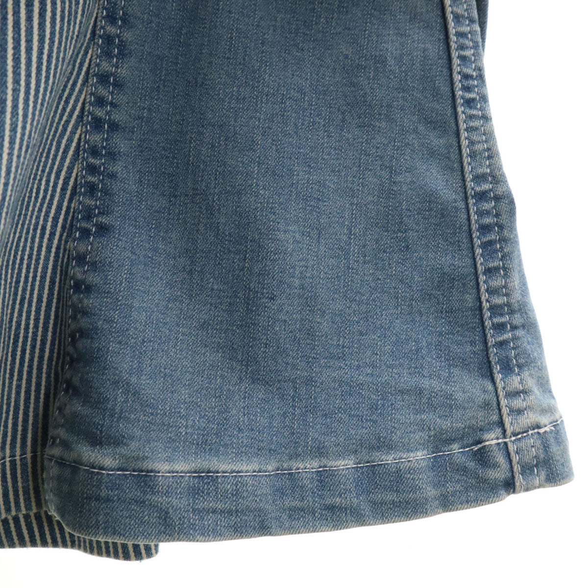 VANSON Cottons バンソンコットンズ BETTY BOOP ベティブープ コラボ ロング丈 デニム マーメイドスカート XL ウォッシュブルー レディース