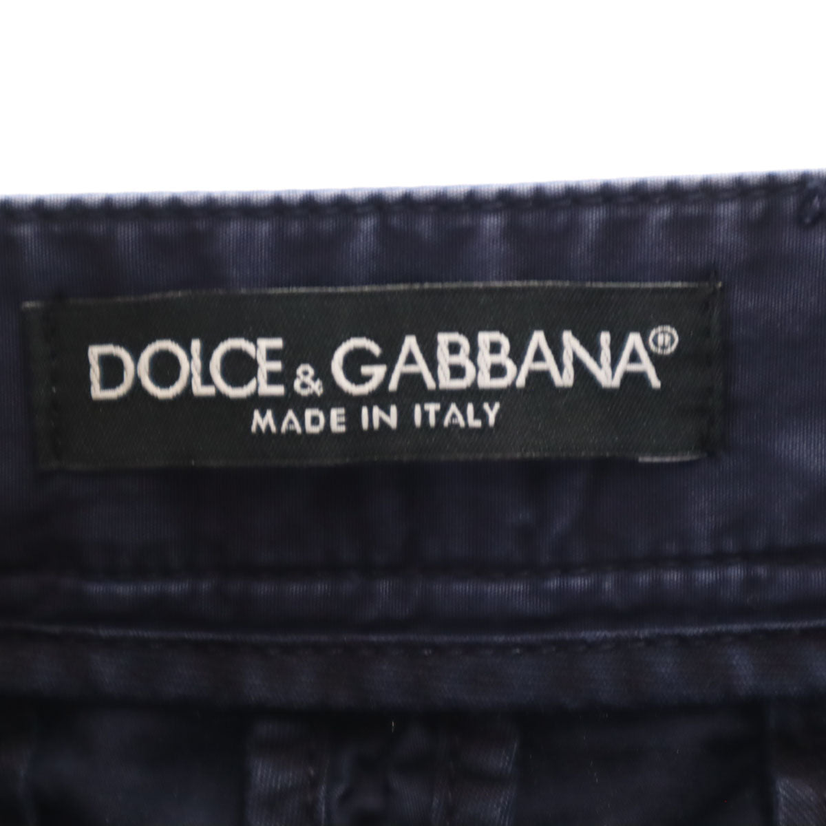 DOLCE&GABBANA ドルチェアンドガッバーナ イタリア製 ショートパンツ 46 ネイビー メンズ