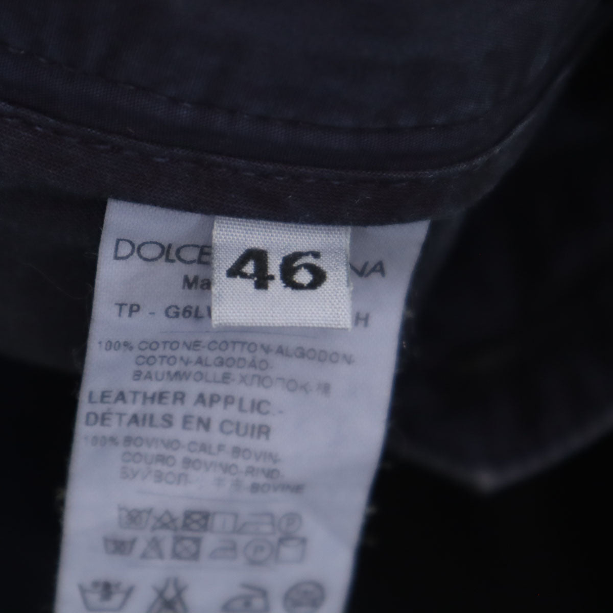 DOLCE&GABBANA ドルチェアンドガッバーナ イタリア製 ショートパンツ 46 ネイビー メンズ