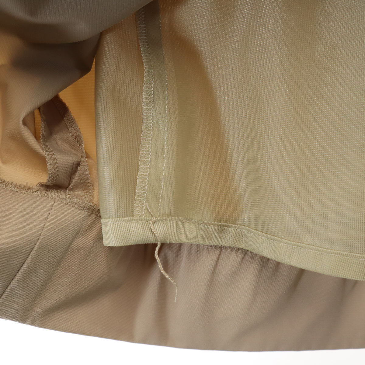 FOXEY NEW YORK フォクシーニューヨーク 日本製 リボン ミディスカート 40 ベージュ レディース