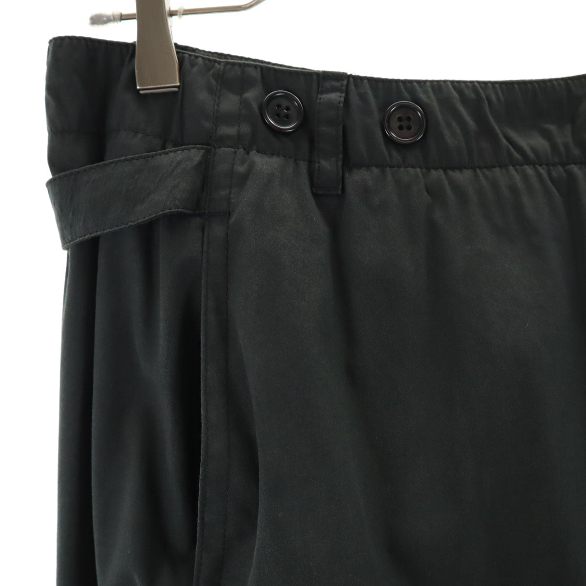 PRADA SPORTS プラダスポーツ イタリア製 ミディ丈 タイトスカート 40 ブラック系 RIRIジップ レディース
