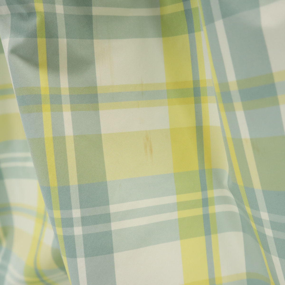 FOXEY NEW YORK フォクシーニューヨーク 日本製 チェック柄 ミディ丈 フレアスカート 38 イエロー レディース