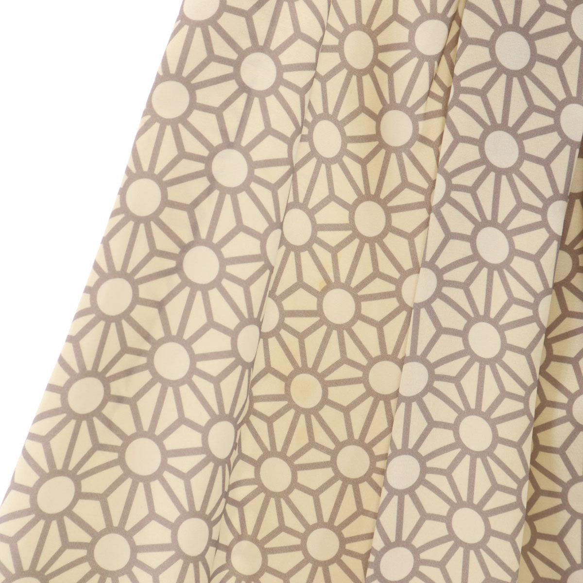 JIL SANDER NAVY ジルサンダーネイビー イタリア製 シルク 総柄 ミディ丈 ラップスカート 36 ベージュ レディース