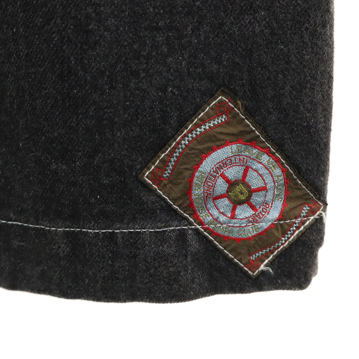 PINK HOUSE ピンクハウス ロング丈 デニムスカート ブラック レディース