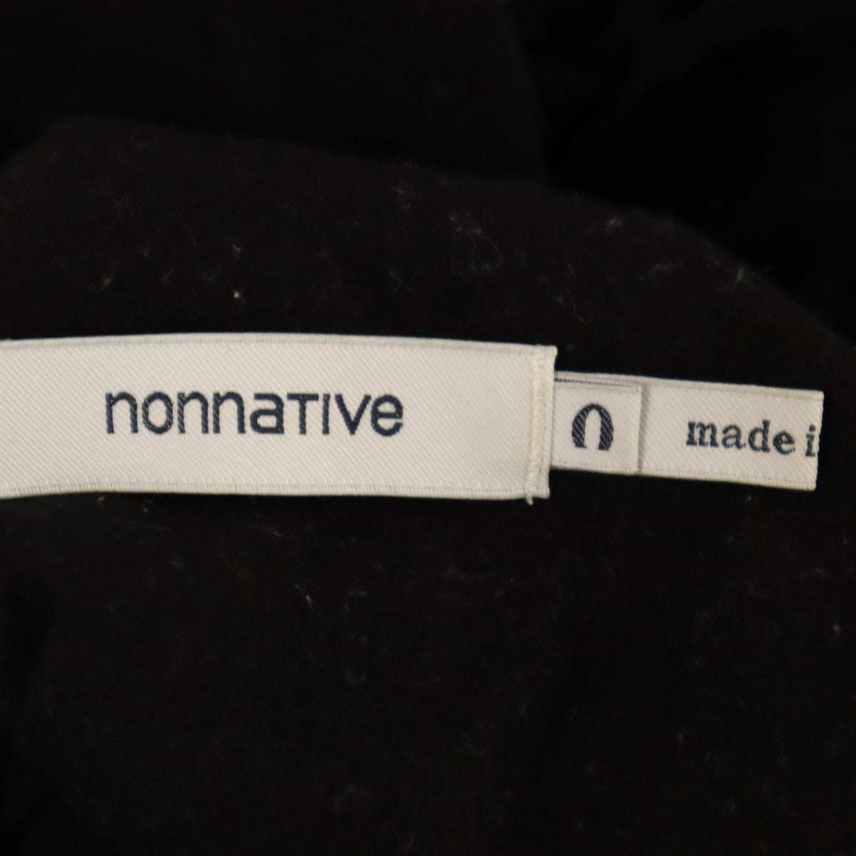 nonnative ノンネイティブ 日本製 ショートパンツ 0 黒 メンズ