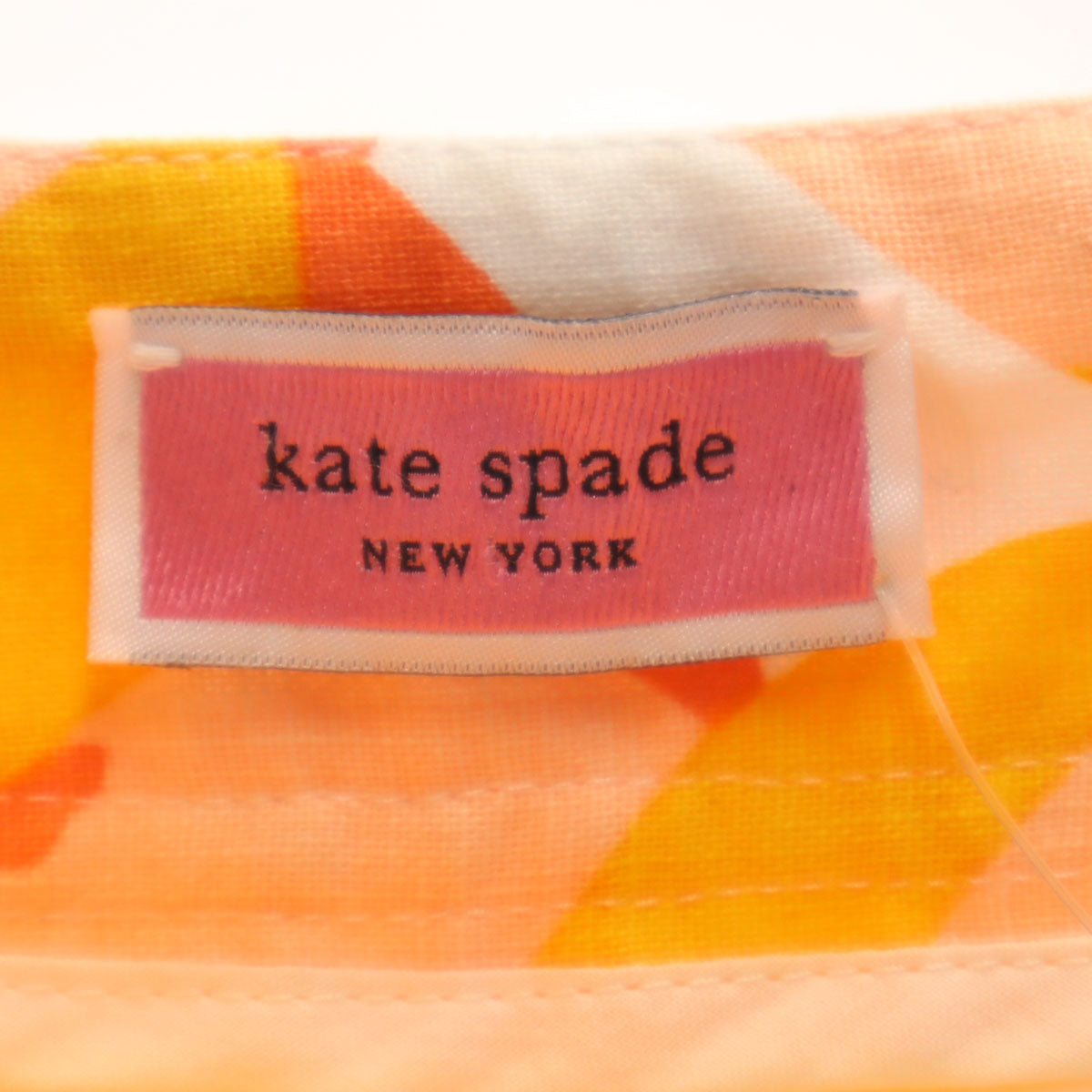 kate spade NEW YORK ケイト スペード ニューヨーク 未使用 リネンブレンド フルーツ柄 ショートパンツ 0 0 イエロー系 レディース