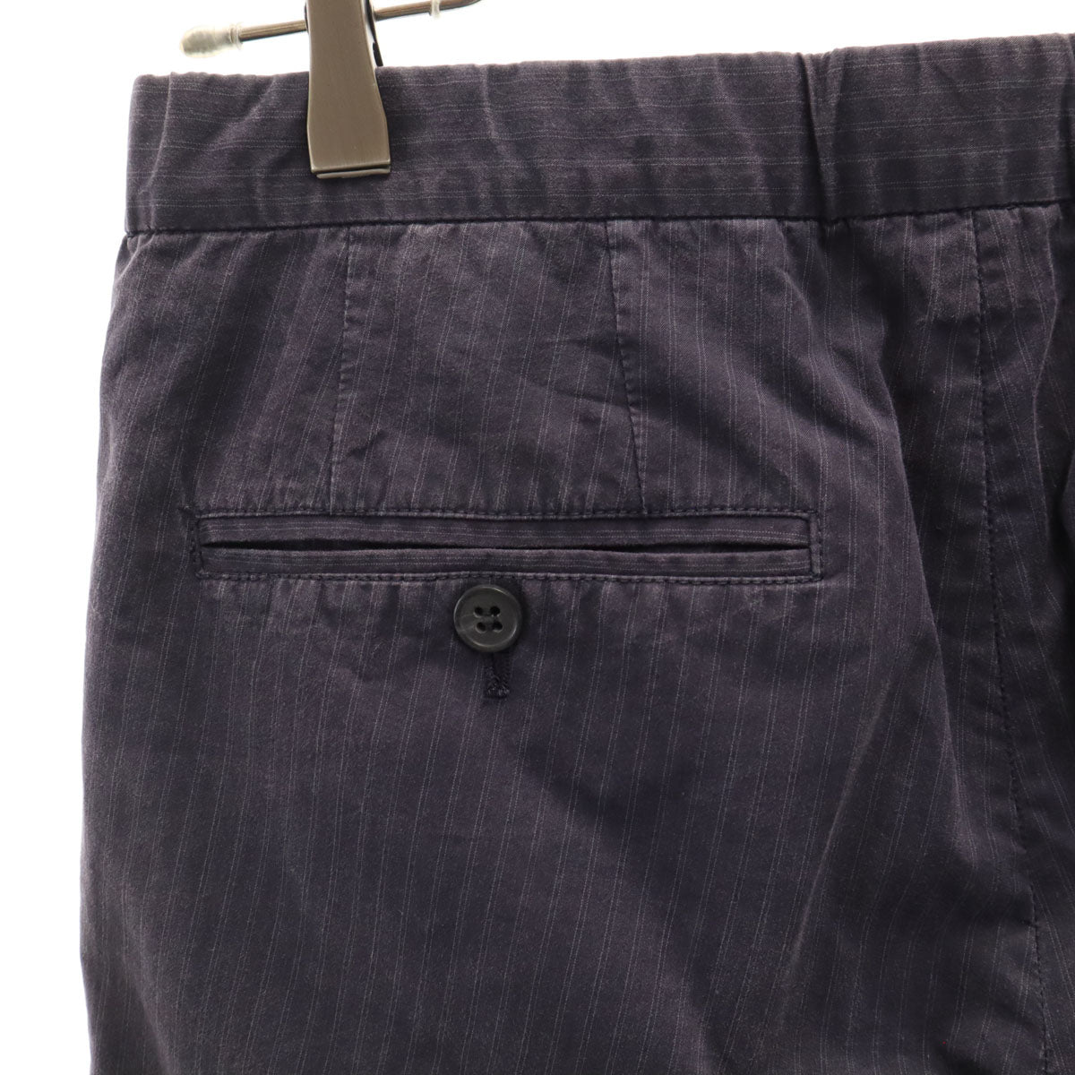 MARNI at H&M マルニアットエイチアンドエム ストライプ柄 ショートパンツ 46 チャコール メンズ