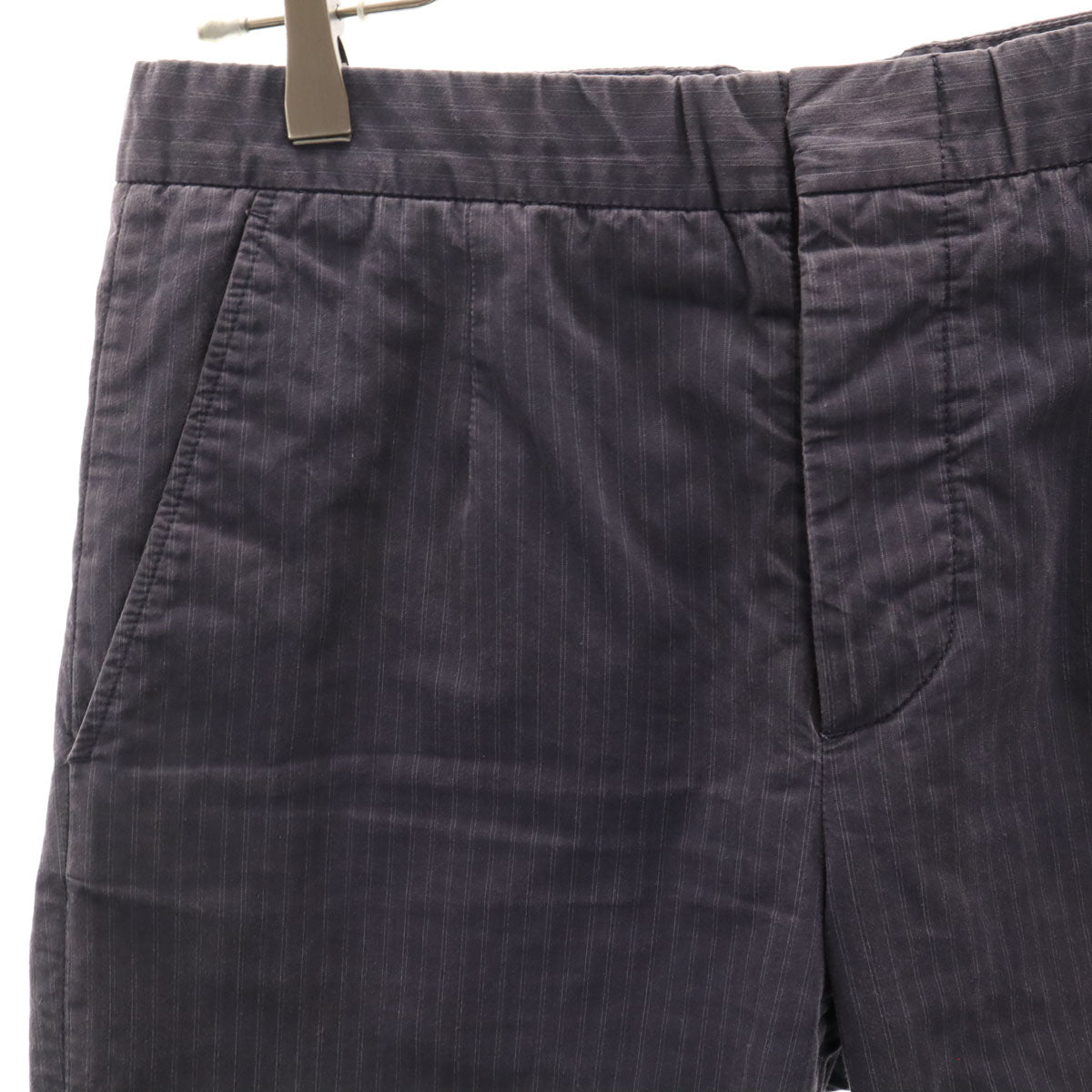 MARNI at H&M マルニアットエイチアンドエム ストライプ柄 ショートパンツ 46 チャコール メンズ