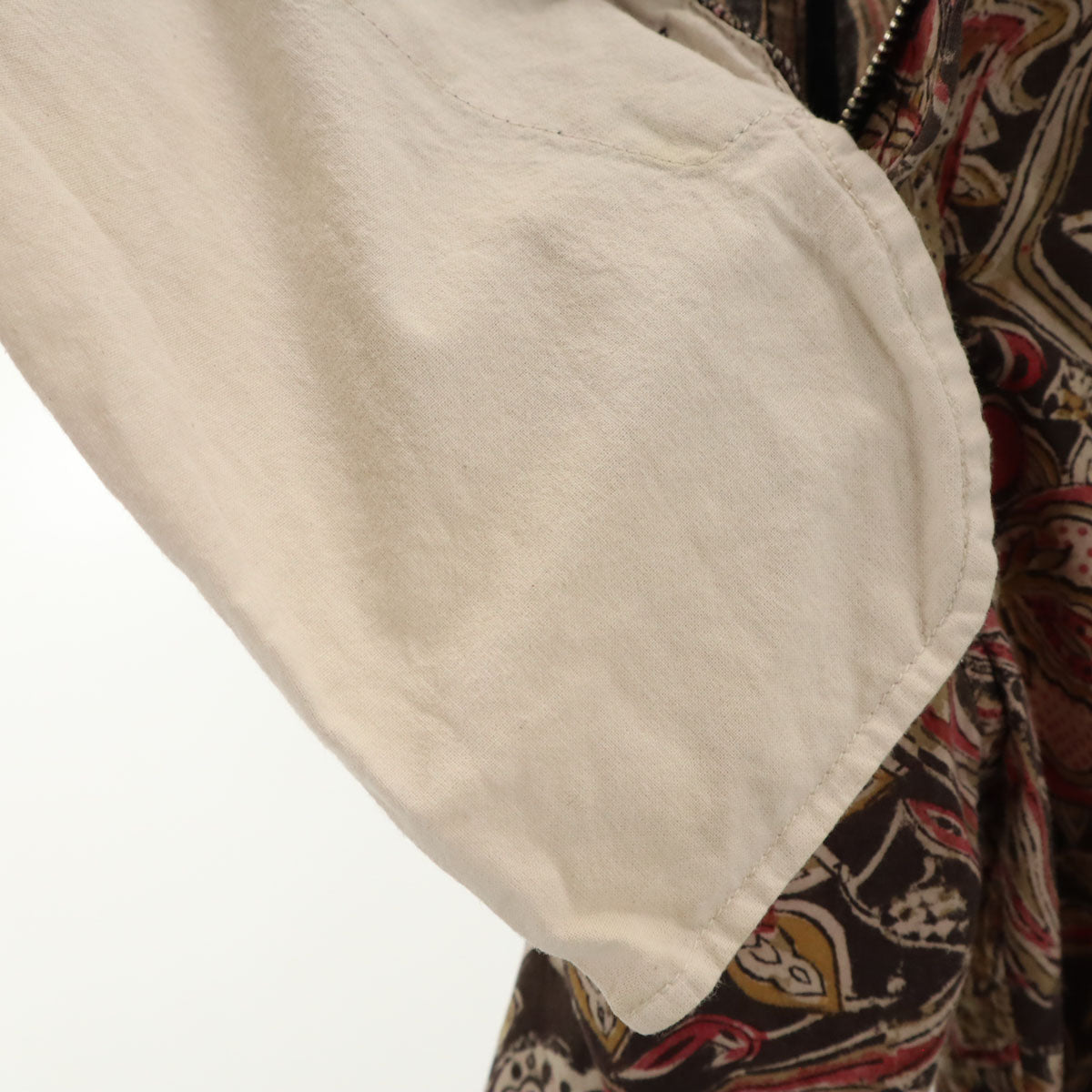 Engineered Garments エンジニアードガーメンツ USA製 総柄 ショートパンツ W30 ブラウン シンチバック メンズ