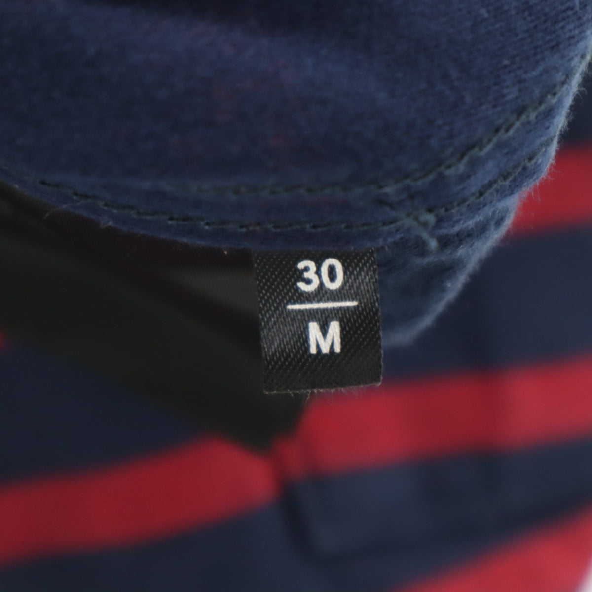 PHENOMENON フェノメノン 2012年 日本製 ボーダー柄 カーゴショートパンツ M ネイビー メンズ