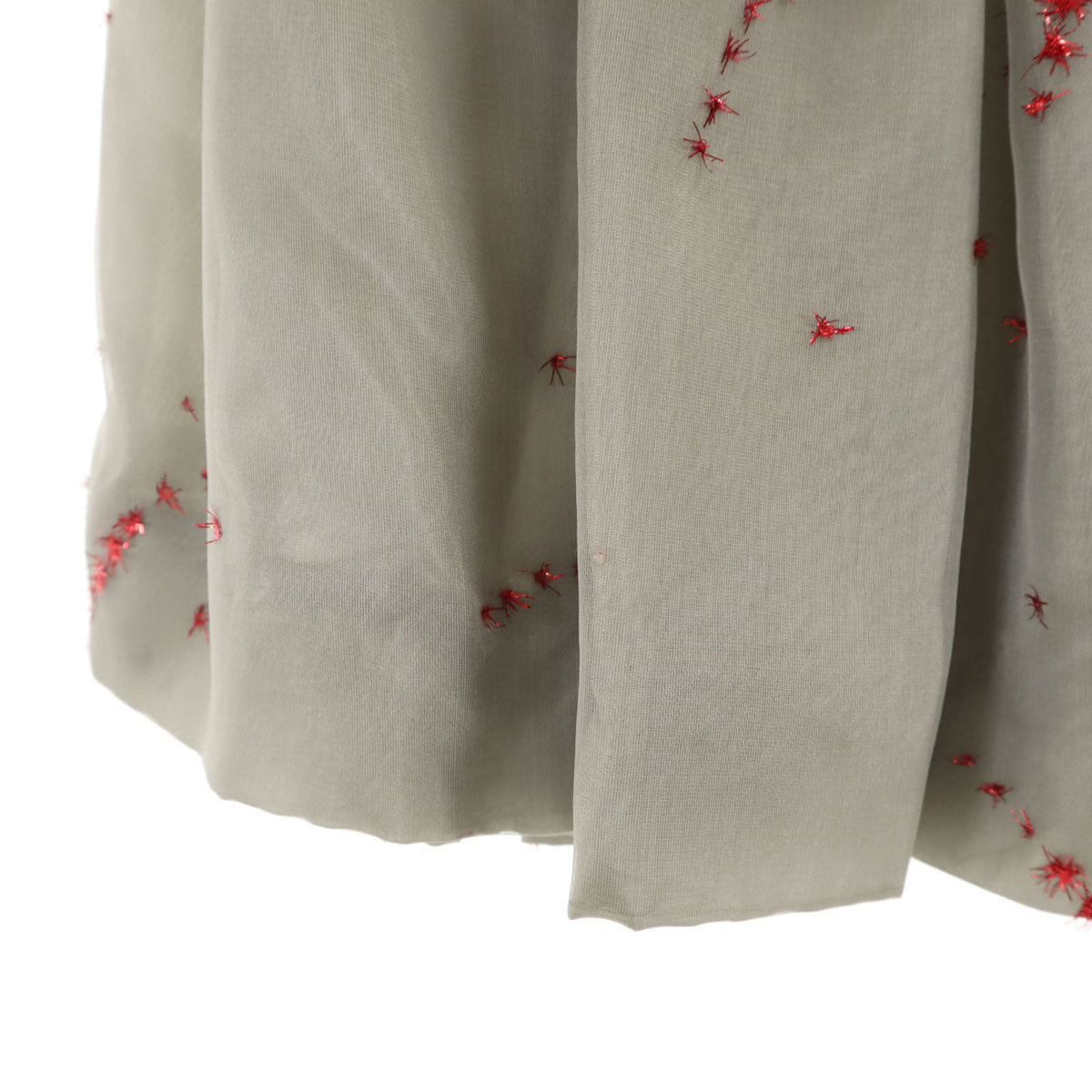 MIUMIU ミュウミュウ イタリア製 シルク ミニ丈 ギャザー