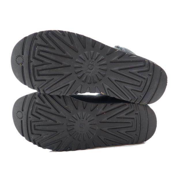 UGG アグ ムートン ブーツ 24 ブラック レディース