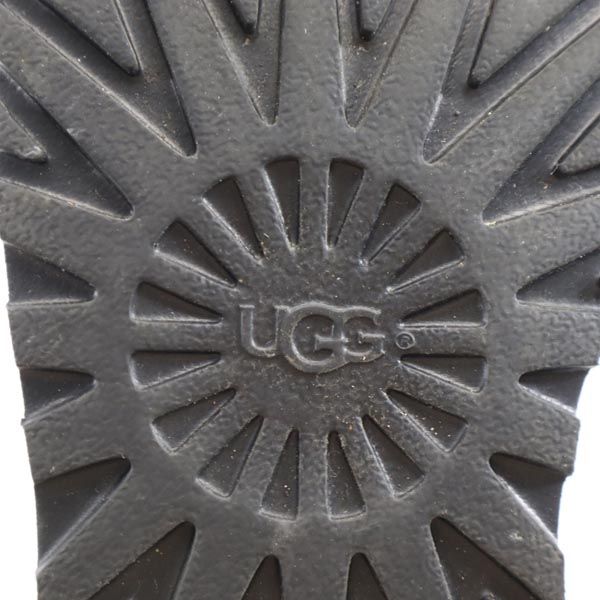 UGG アグ ムートン ブーツ 24 ブラック レディース