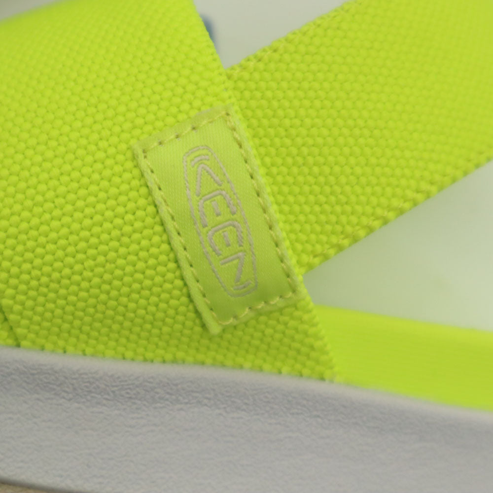 KEEN キーン 未使用 エル バックストラップ サンダル 23 ネオンイエロー 箱付き 1024715 レディース